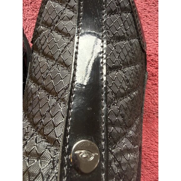 EASY SPIRIT TRAVELTIME BLACK LEATHER MULES SLIP ONS COMFORT WOMENS SZ 7 - Picture 5 of 9